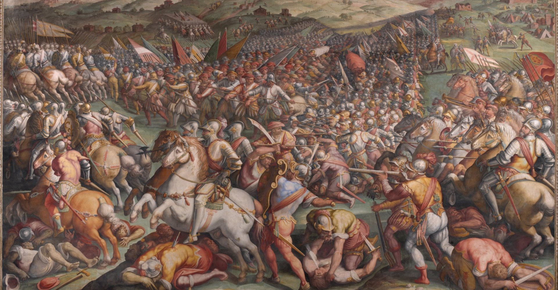 Giorgio Vasari, la battaglia di Marciano in Val di Chiana