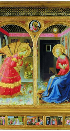 La Anunciación, obra de Beato Angelico