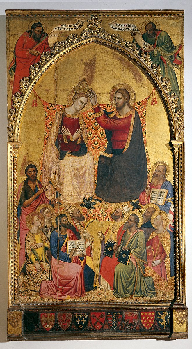 Couronnement de la Vierge par Jacopo di Cione