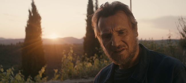 Liam Neeson am Set von Made in Italy