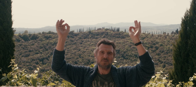 Liam Neeson in Monticchiello