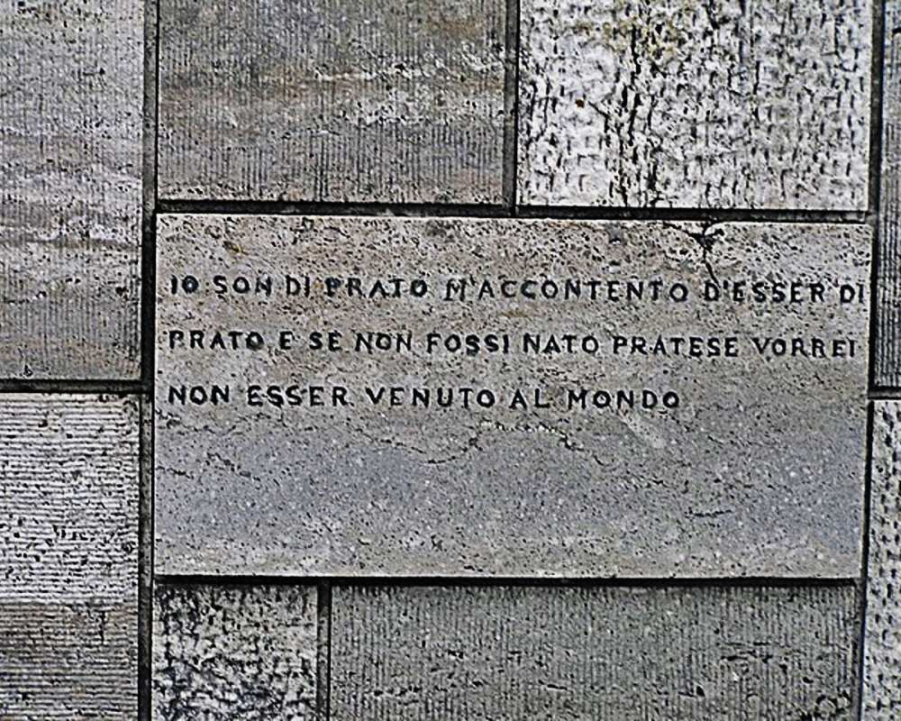 Engraving on the mausoleum's wall