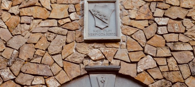 Vespucci-Wappen in Montefioralle