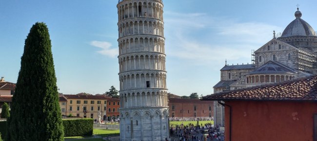 von den Mauern von Pisa