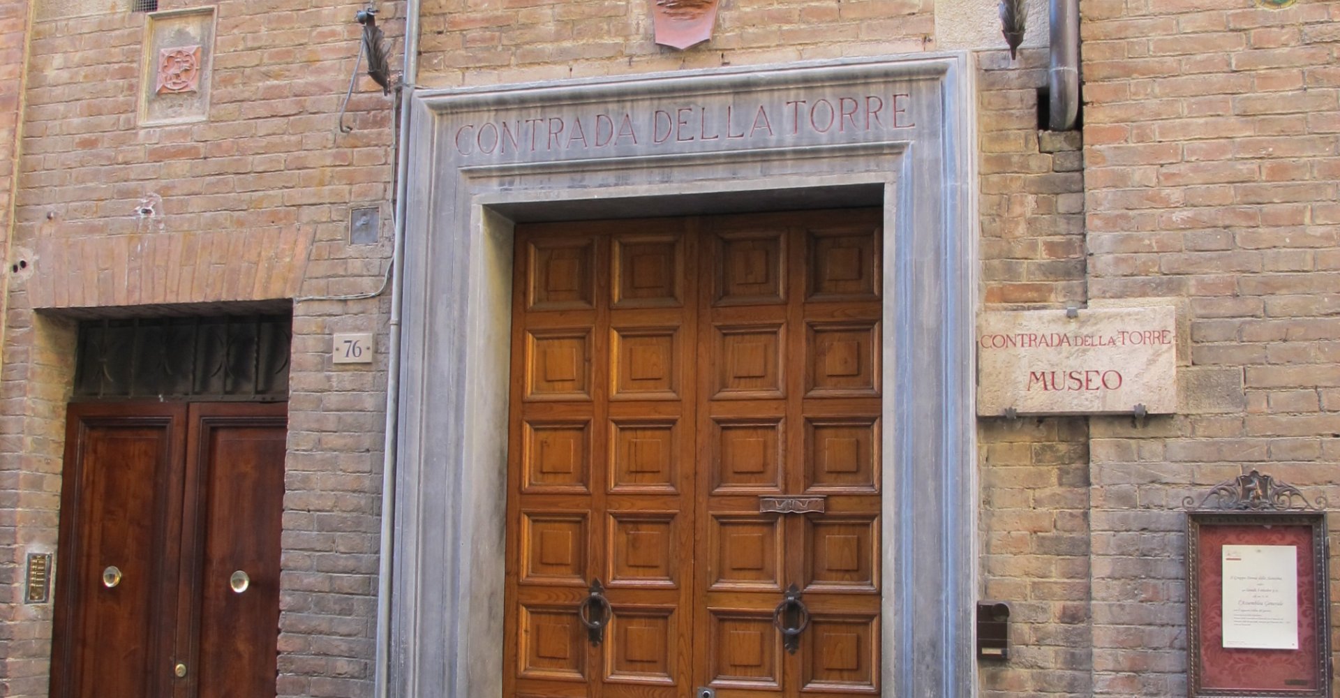 Das Museum der Contrada della Torre in Siena