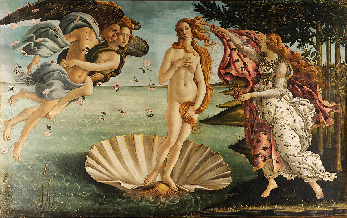 Naissance de Vénus, Botticelli