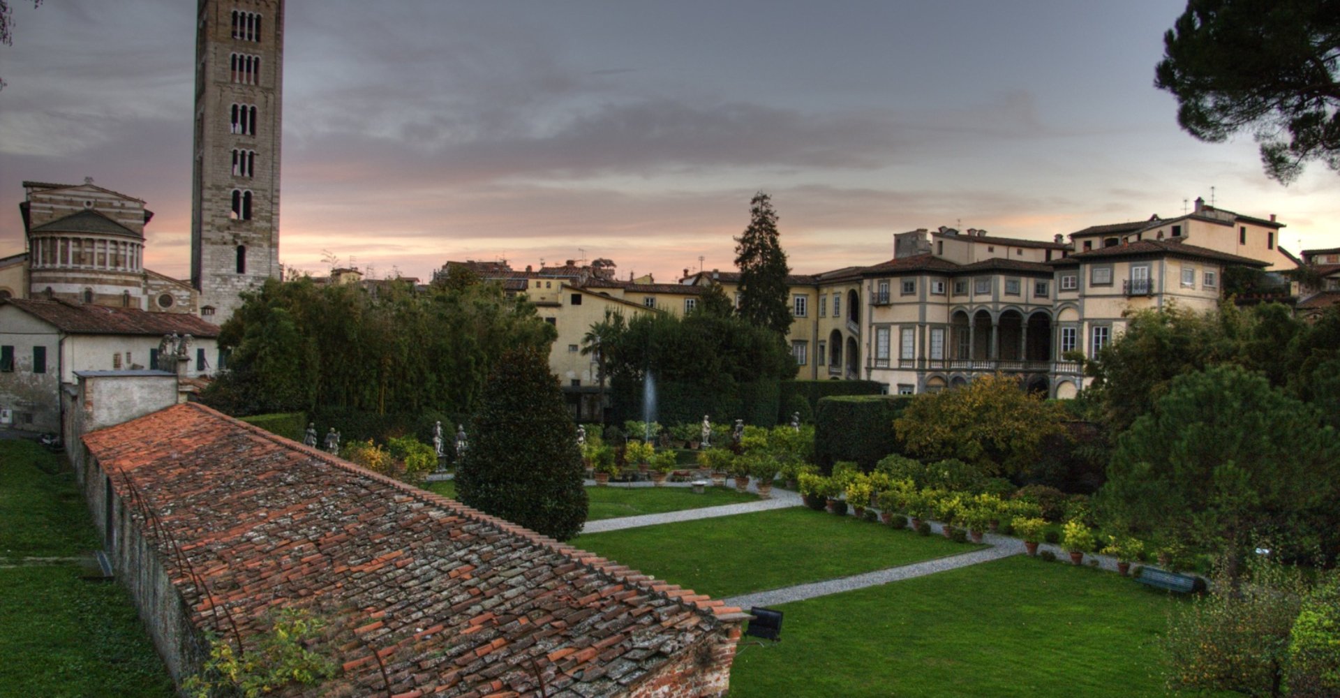 Der Botanische Garten von Lucca