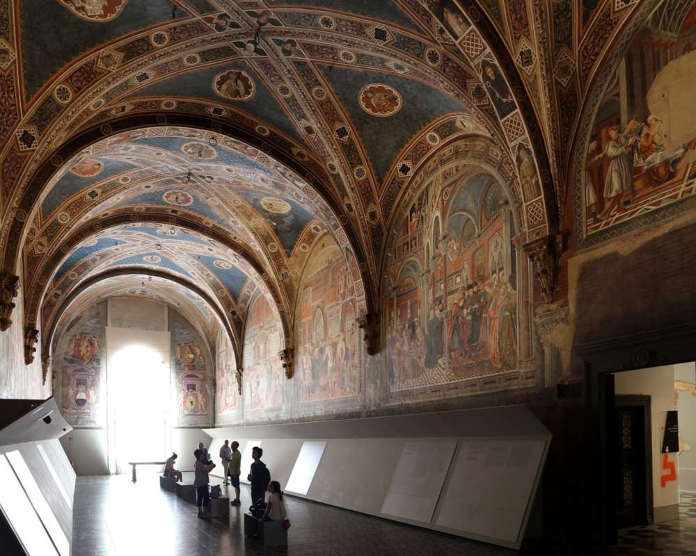 Una sala storica del Santa Maria della Scala