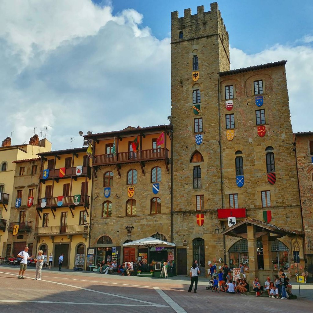 La Piazza Grande d'Arezzo