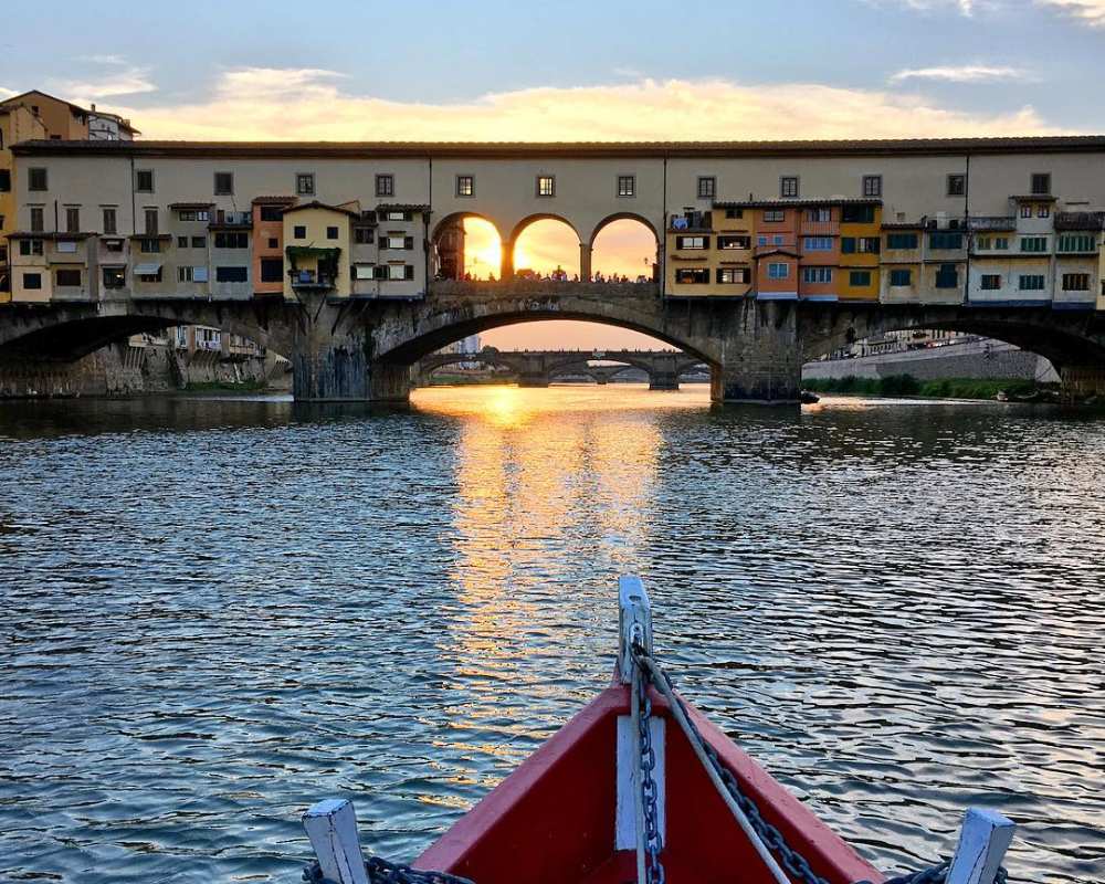 Ponte Vecchio as seen from the Renaioli's point of view