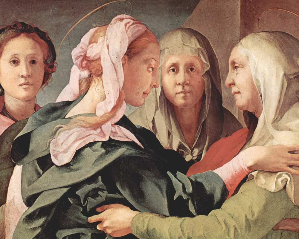 The Visitation (detail), by Pontormo