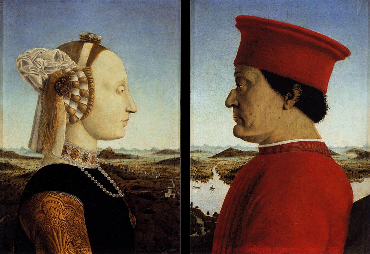 Doppelbildnis der Herzöge von Urbino von Piero della Francesca