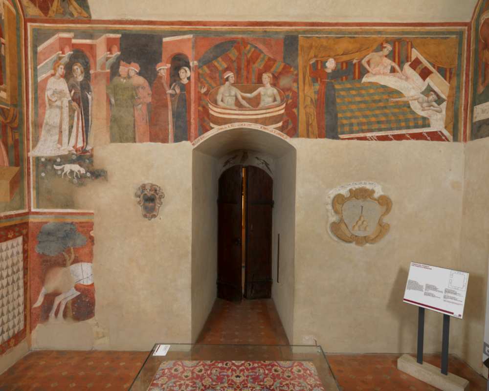 Una sala del Palacio Público de San Gimignano