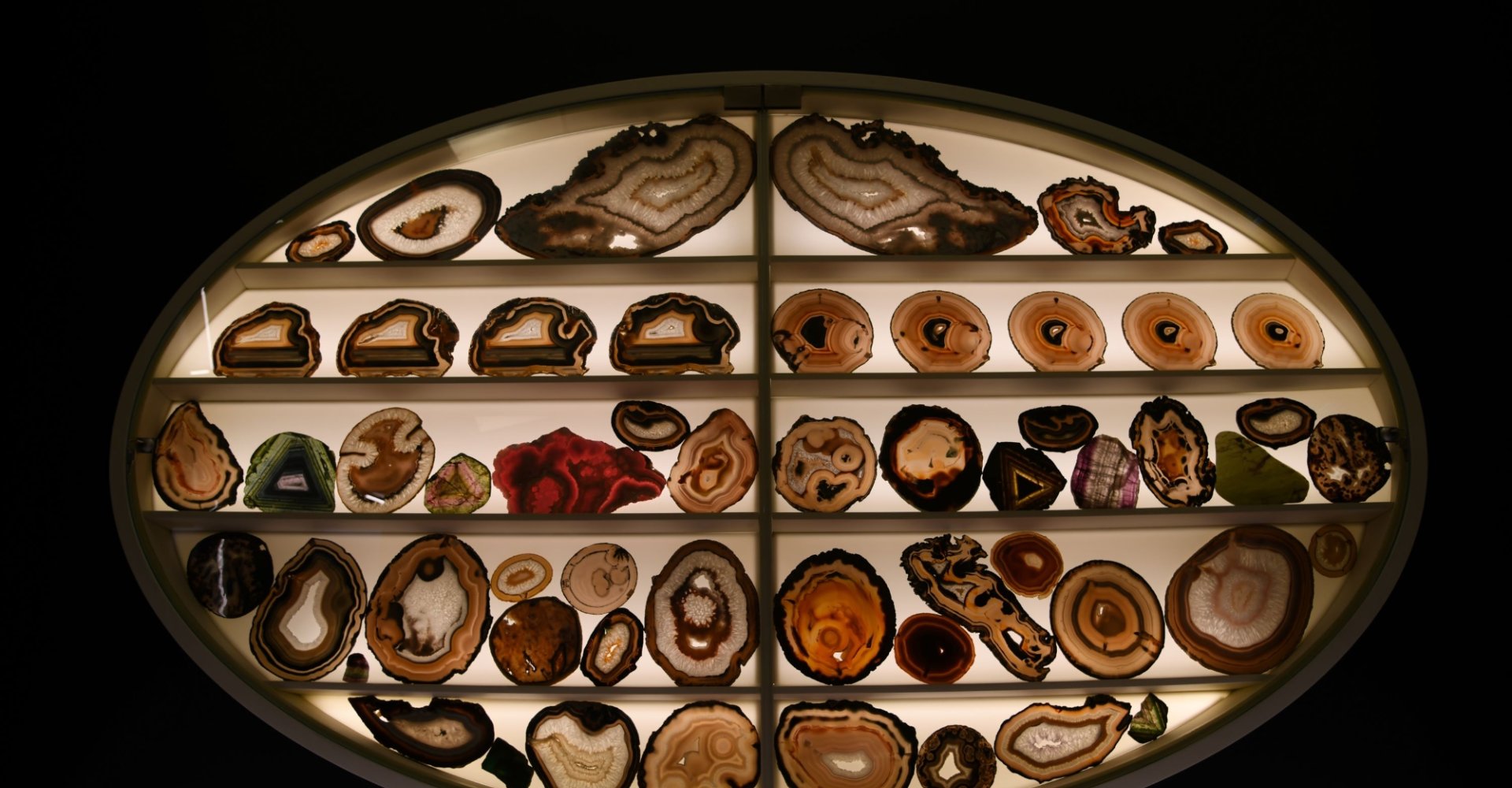 Museo della Specola allestimento Mineralogia