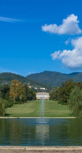 Der Park der Villa Reale in Marlia